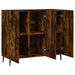 Dulap, stejar fumuriu, 90x34x80 cm, lemn compozit - WALTI WALTI