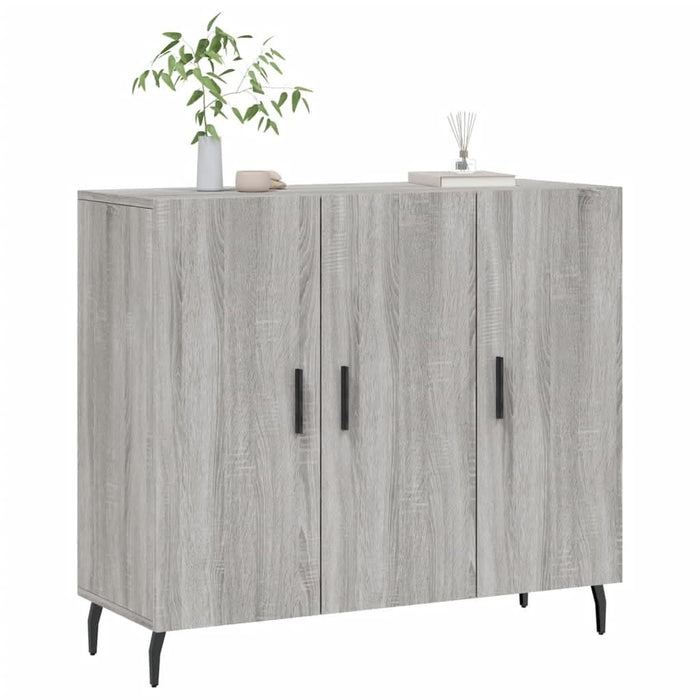 Dulap, gri sonoma, 90x34x80 cm, lemn compozit - WALTI WALTI