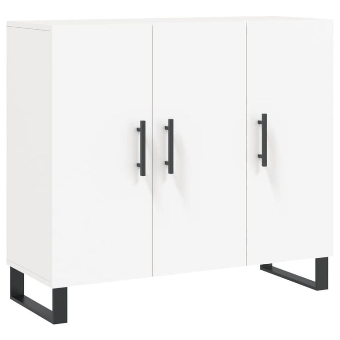 Dulap, alb, 90x34x80 cm, lemn compozit - WALTI WALTI