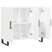 Dulap, alb, 90x34x80 cm, lemn compozit - WALTI WALTI