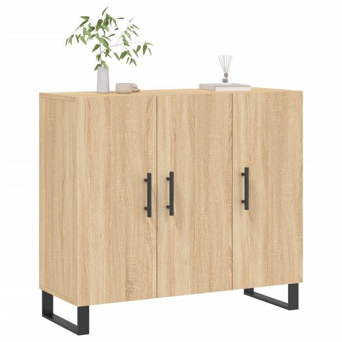 Dulap, stejar sonoma, 90x34x80 cm, lemn compozit - WALTI WALTI