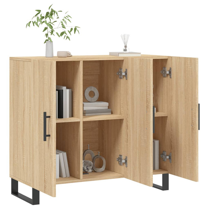 Dulap, stejar sonoma, 90x34x80 cm, lemn compozit - WALTI WALTI