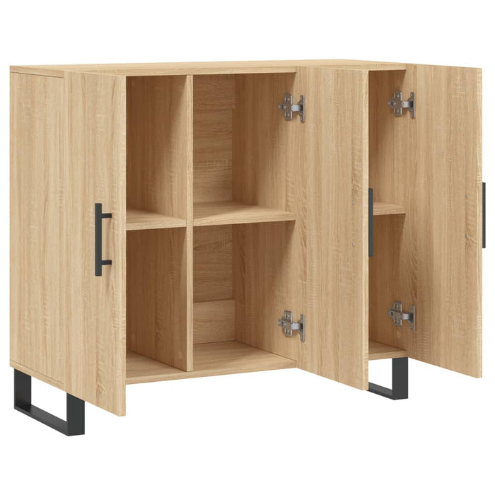 Dulap, stejar sonoma, 90x34x80 cm, lemn compozit - WALTI WALTI