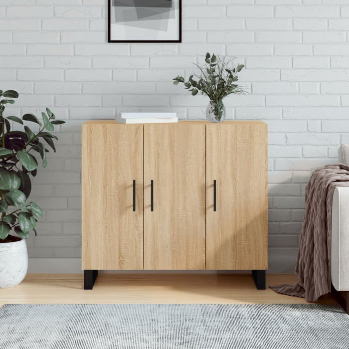 Dulap, stejar sonoma, 90x34x80 cm, lemn compozit - WALTI WALTI