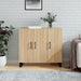 Dulap, stejar sonoma, 90x34x80 cm, lemn compozit - WALTI WALTI