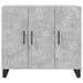 Dulap, gri beton, 90x34x80 cm, lemn compozit - WALTI WALTI