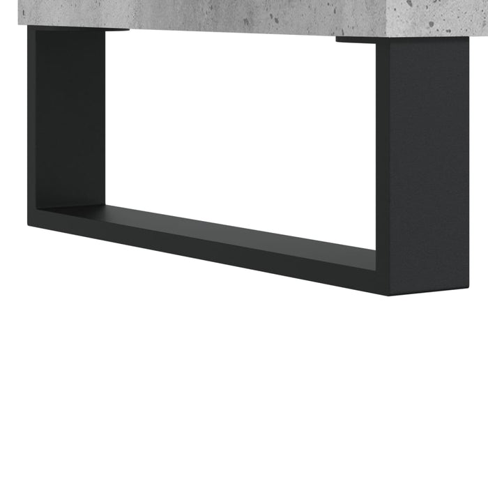 Dulap, gri beton, 90x34x80 cm, lemn compozit - WALTI WALTI