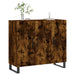 Dulap, stejar fumuriu, 90x34x80 cm, lemn compozit - WALTI WALTI