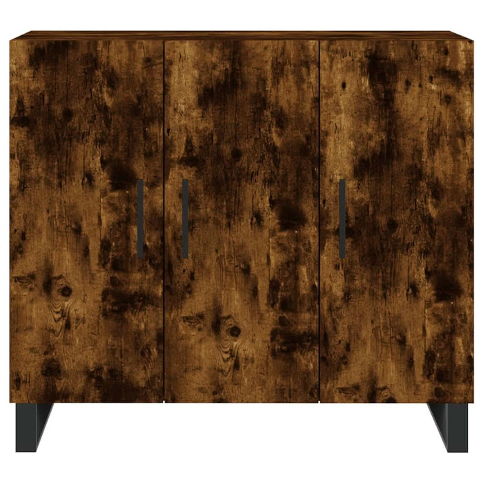 Dulap, stejar fumuriu, 90x34x80 cm, lemn compozit - WALTI WALTI