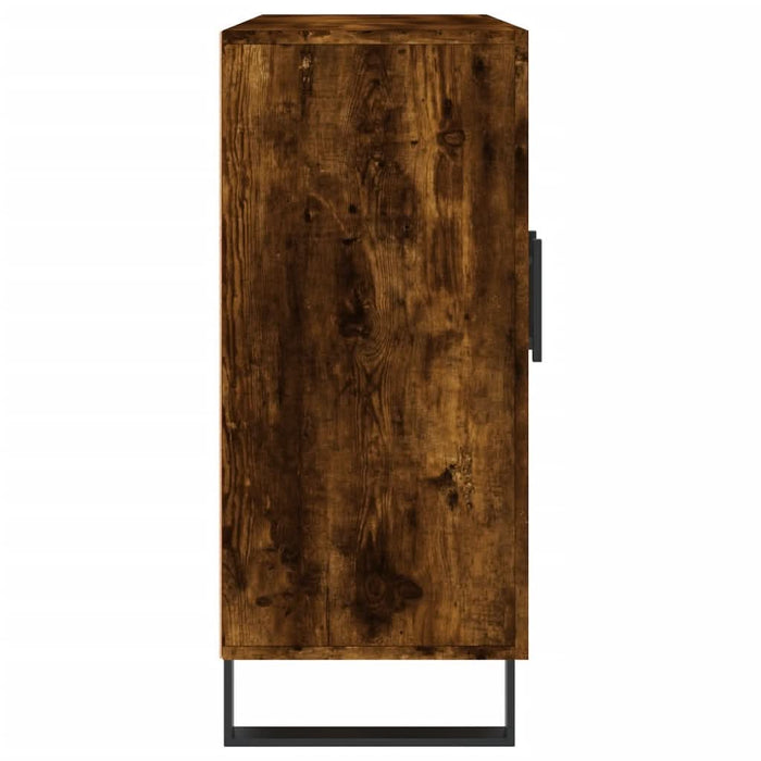 Dulap, stejar fumuriu, 90x34x80 cm, lemn compozit - WALTI WALTI