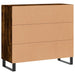 Dulap, stejar fumuriu, 90x34x80 cm, lemn compozit - WALTI WALTI