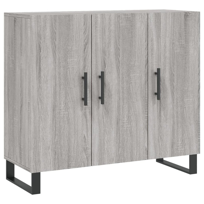 Dulap, gri sonoma, 90x34x80 cm, lemn compozit WALTI