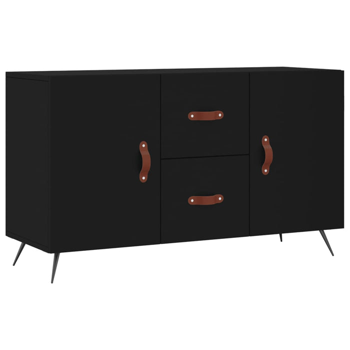 Dulap, negru, 100x36x60 cm, lemn compozit WALTI