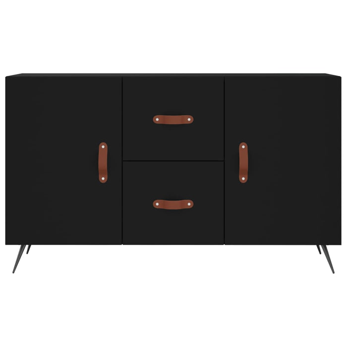 Dulap, negru, 100x36x60 cm, lemn compozit WALTI