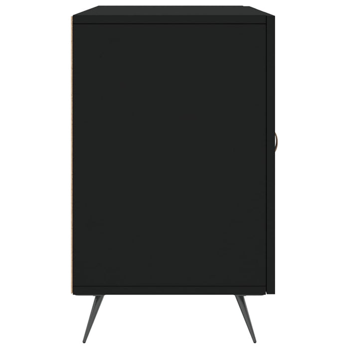 Dulap, negru, 100x36x60 cm, lemn compozit WALTI