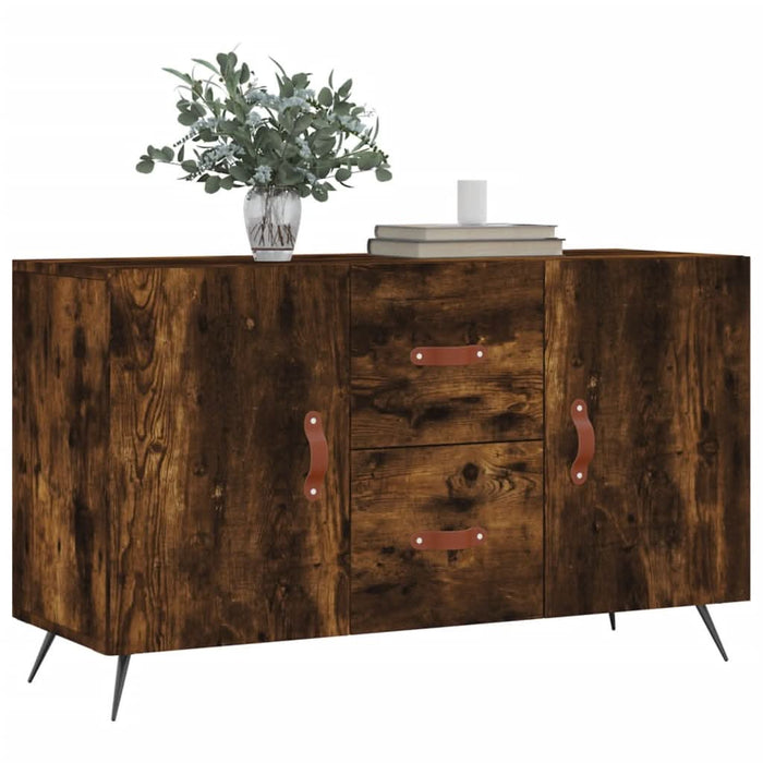 Dulap, stejar fumuriu, 100x36x60 cm, lemn compozit - WALTI WALTI