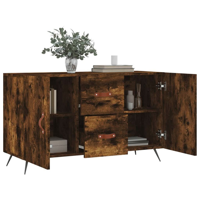 Dulap, stejar fumuriu, 100x36x60 cm, lemn compozit - WALTI WALTI