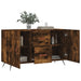Dulap, stejar fumuriu, 100x36x60 cm, lemn compozit - WALTI WALTI