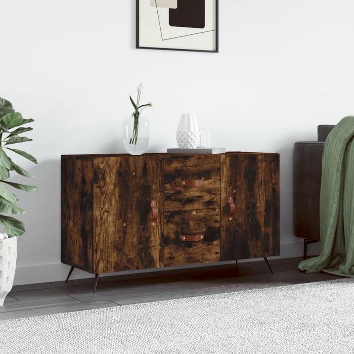 Dulap, stejar fumuriu, 100x36x60 cm, lemn compozit - WALTI WALTI
