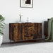 Dulap, stejar fumuriu, 100x36x60 cm, lemn compozit - WALTI WALTI