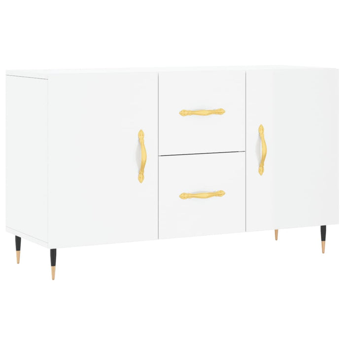 Dulap, alb extralucios, 100x36x60 cm, lemn compozit WALTI