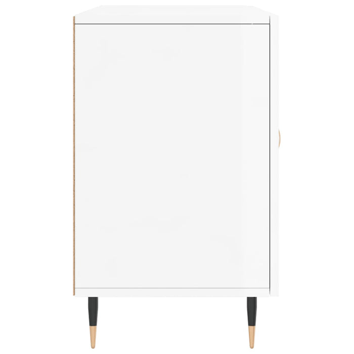 Dulap, alb extralucios, 100x36x60 cm, lemn compozit WALTI