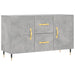 Dulap, gri beton, 100x36x60 cm, lemn compozit - WALTI WALTI