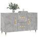 Dulap, gri beton, 100x36x60 cm, lemn compozit - WALTI WALTI
