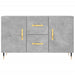 Dulap, gri beton, 100x36x60 cm, lemn compozit - WALTI WALTI