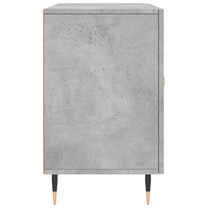 Dulap, gri beton, 100x36x60 cm, lemn compozit - WALTI WALTI
