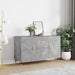 Dulap, gri beton, 100x36x60 cm, lemn compozit - WALTI WALTI