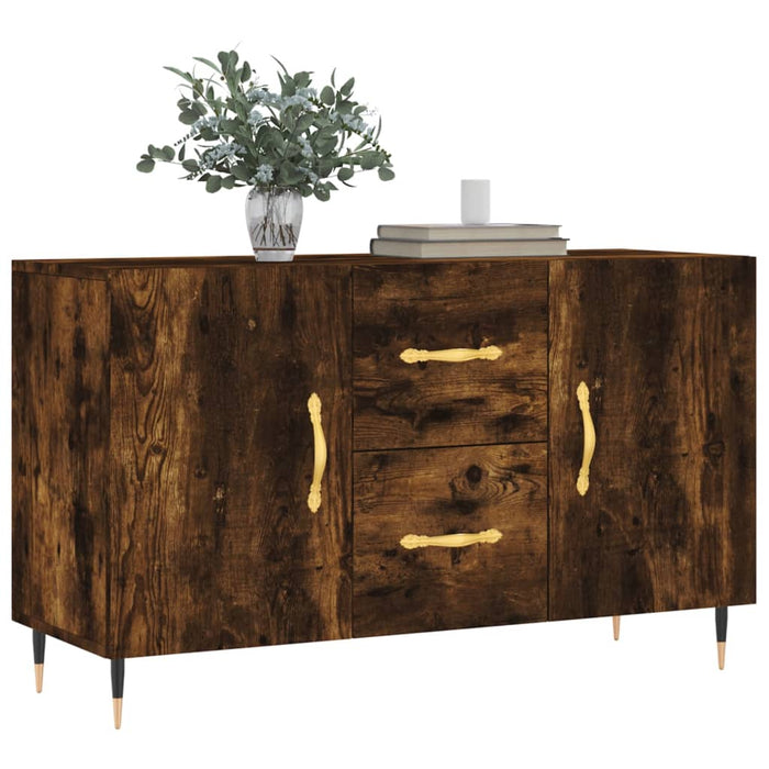 Dulap, stejar fumuriu, 100x36x60 cm, lemn compozit - WALTI WALTI