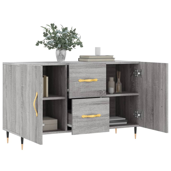Dulap, gri sonoma, 100x36x60 cm, lemn compozit - WALTI WALTI