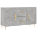 Dulap, gri beton, 100x36x60 cm, lemn compozit - WALTI WALTI