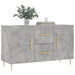 Dulap, gri beton, 100x36x60 cm, lemn compozit - WALTI WALTI