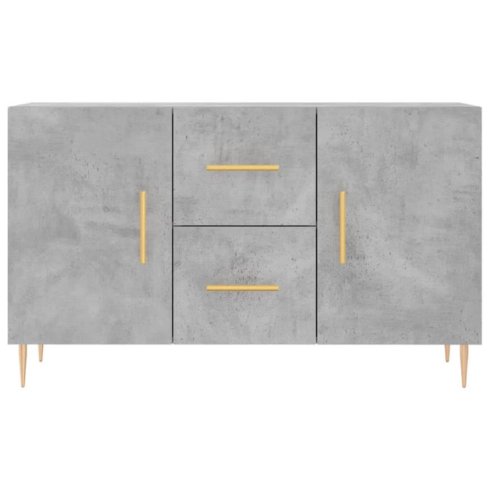 Dulap, gri beton, 100x36x60 cm, lemn compozit - WALTI WALTI
