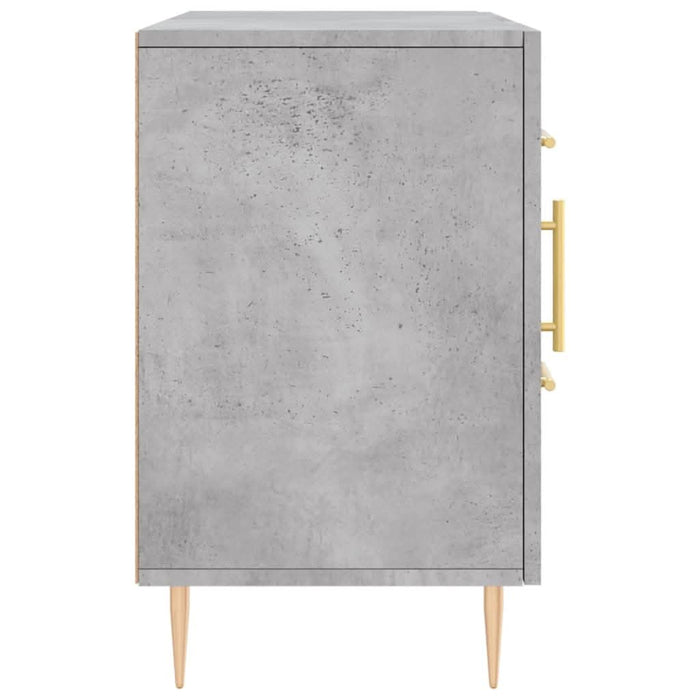 Dulap, gri beton, 100x36x60 cm, lemn compozit - WALTI WALTI