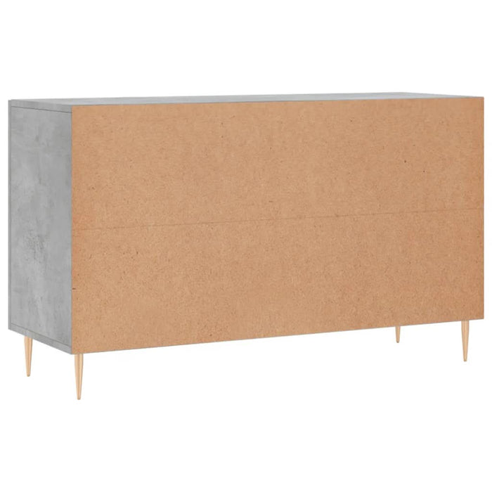 Dulap, gri beton, 100x36x60 cm, lemn compozit - WALTI WALTI