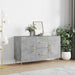 Dulap, gri beton, 100x36x60 cm, lemn compozit - WALTI WALTI