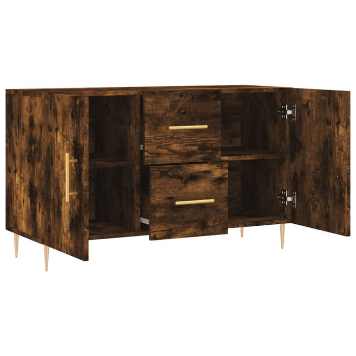 Dulap, stejar fumuriu, 100x36x60 cm, lemn compozit - WALTI WALTI