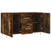 Dulap, stejar fumuriu, 100x36x60 cm, lemn compozit - WALTI WALTI