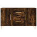 Dulap, stejar fumuriu, 100x36x60 cm, lemn compozit - WALTI WALTI