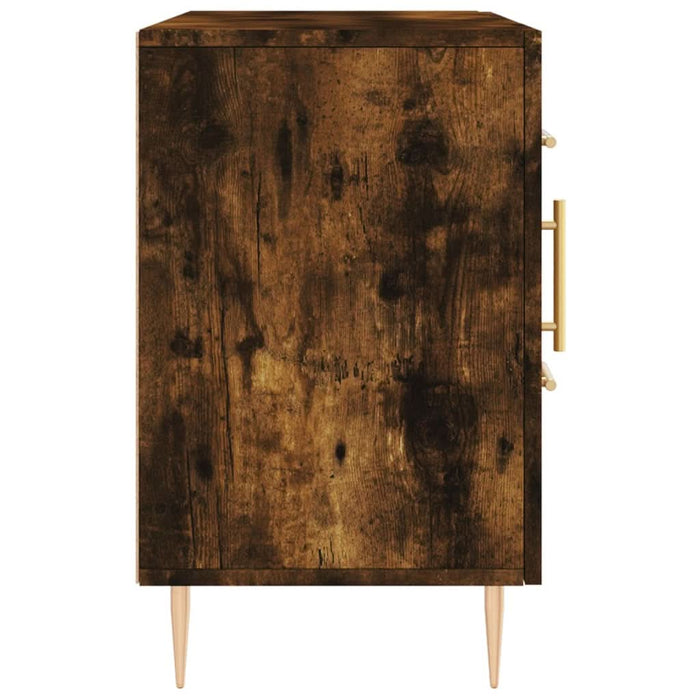 Dulap, stejar fumuriu, 100x36x60 cm, lemn compozit - WALTI WALTI