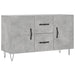 Dulap, gri beton, 100x36x60 cm, lemn compozit - WALTI WALTI