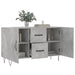 Dulap, gri beton, 100x36x60 cm, lemn compozit - WALTI WALTI