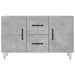 Dulap, gri beton, 100x36x60 cm, lemn compozit - WALTI WALTI
