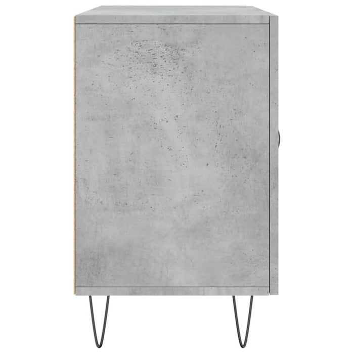 Dulap, gri beton, 100x36x60 cm, lemn compozit - WALTI WALTI