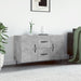Dulap, gri beton, 100x36x60 cm, lemn compozit - WALTI WALTI