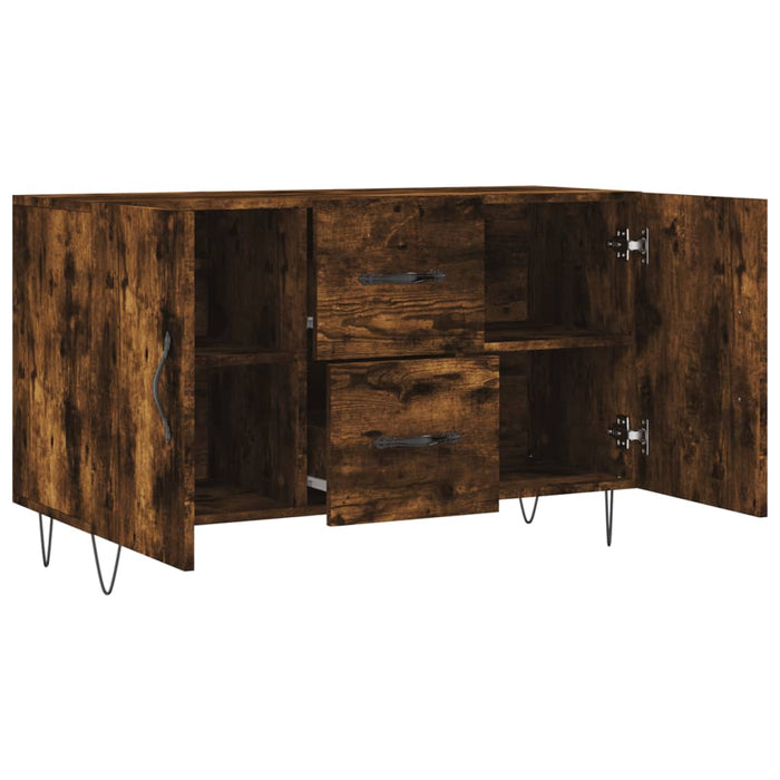 Dulap, stejar fumuriu, 100x36x60 cm, lemn compozit - WALTI WALTI