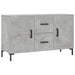 Dulap, gri beton, 100x36x60 cm, lemn compozit - WALTI WALTI